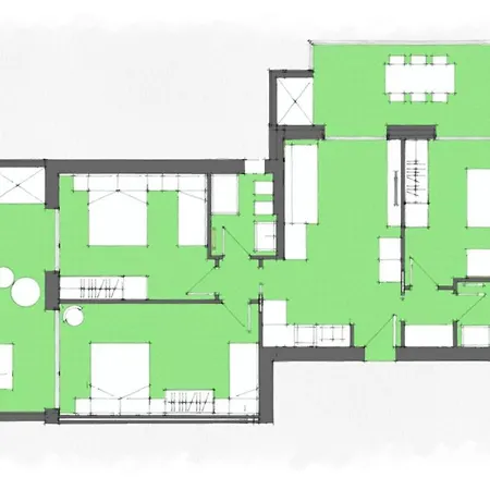 Wide Three-bedroom Flat In A Modern * Bibione